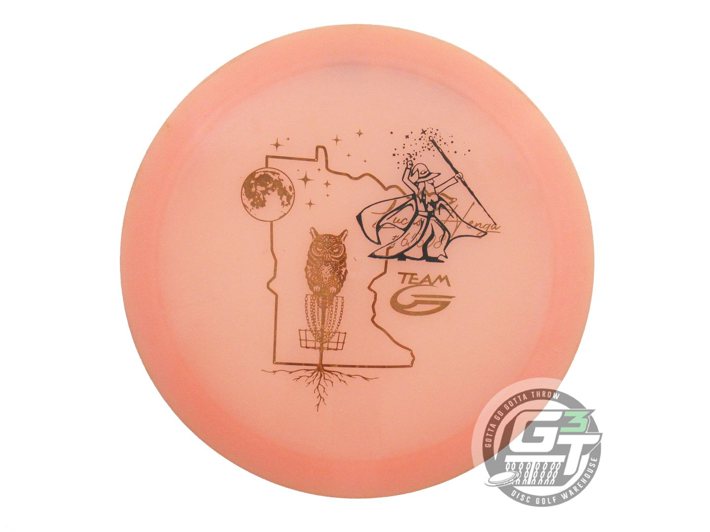 USED Gateway Hyper-Diamond Blade 174g Peach Brown Foil Fairway Driver Golf Disc