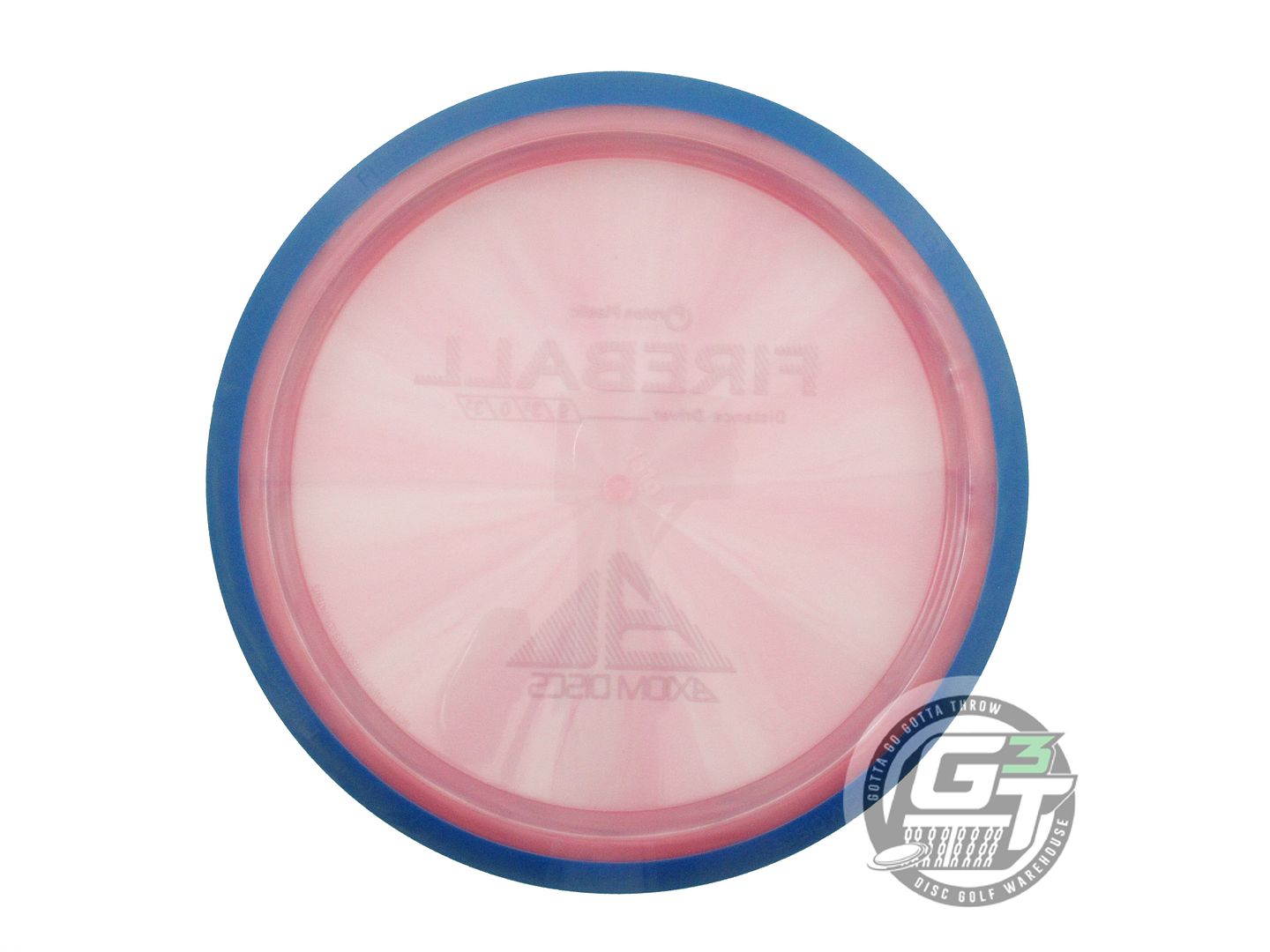 NOS Axiom Discs Proton Fireball 161g Pink Blue Rim Distance Driver Golf Disc