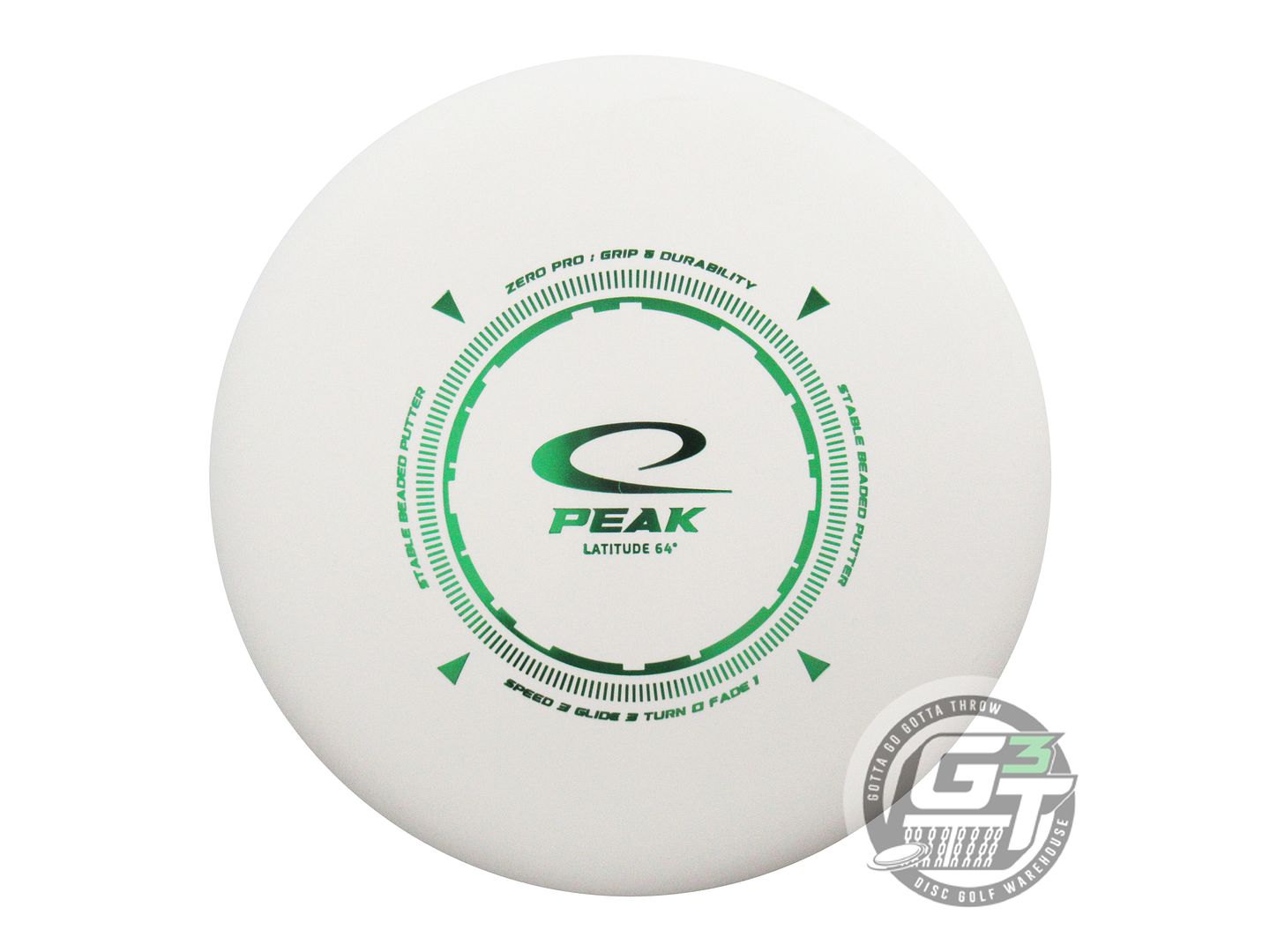 Latitude 64 Zero Pro Peak Putter Golf Disc (Individually Listed)