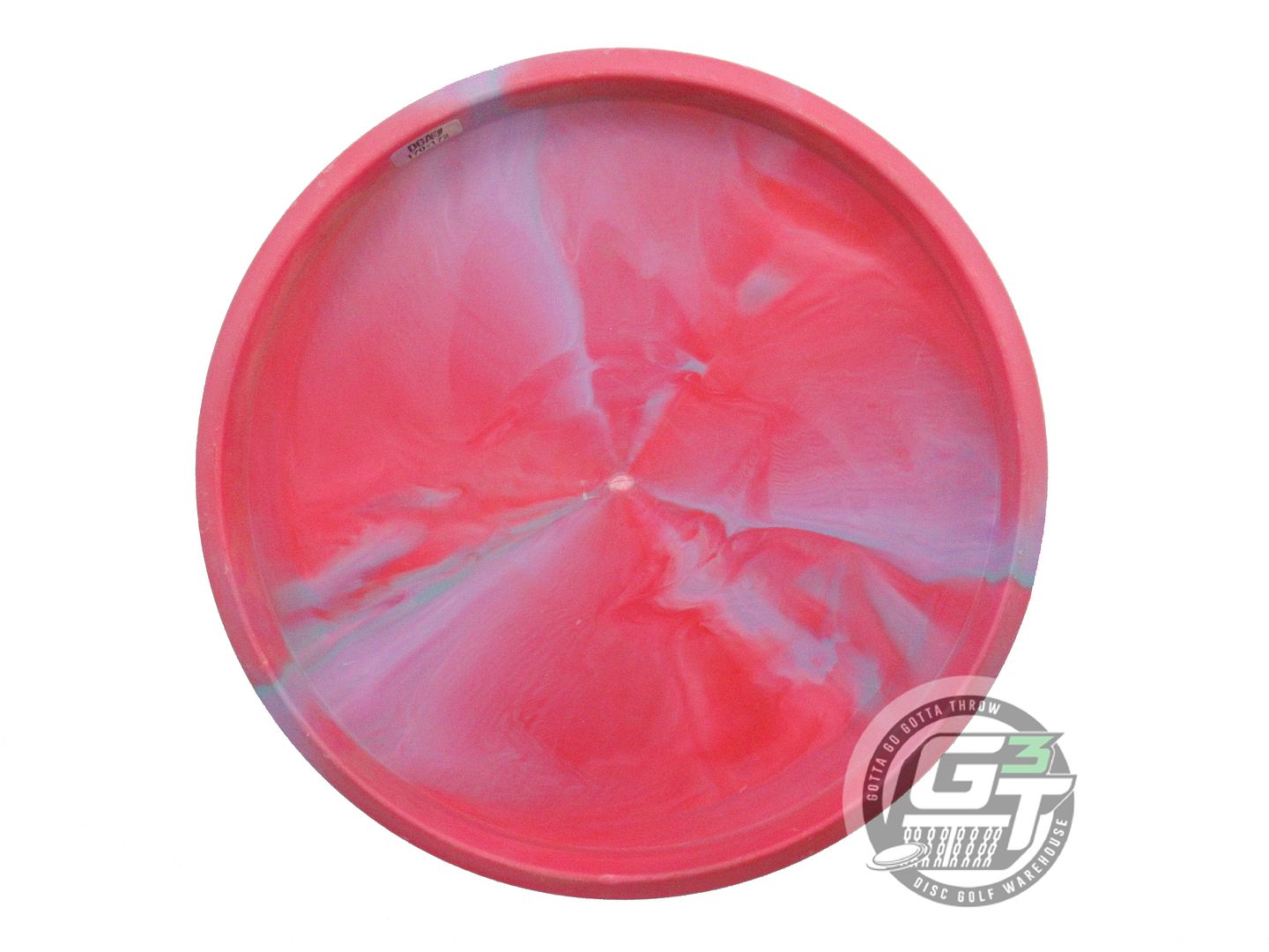 USED DGA FIRST RUN D-Line Surf 173g Pink-Lilac Silver Shatter Midrange Golf Disc