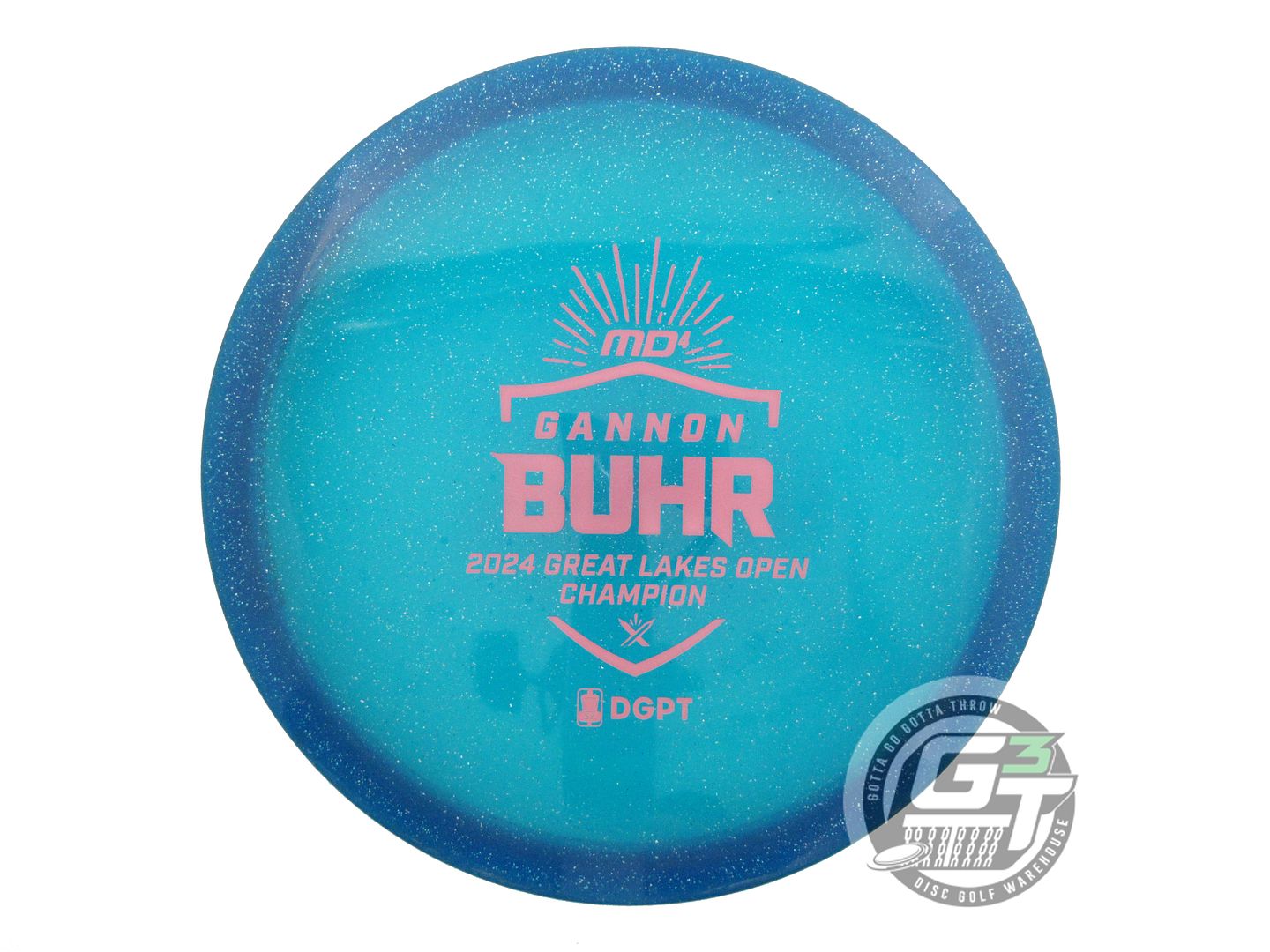 USED DiscMania [BUHR] Metal Flake C-Line MD4 178g Blue Pink Stamp Midrange Disc