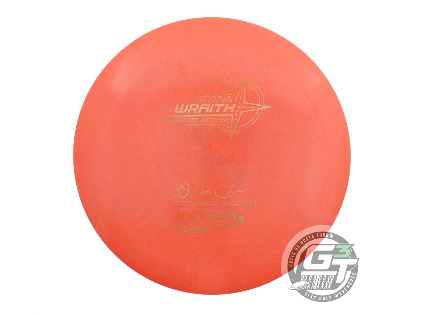 USED Innova Star Wraith 174g Orange Gold Holo Foil Distance Driver Golf Disc