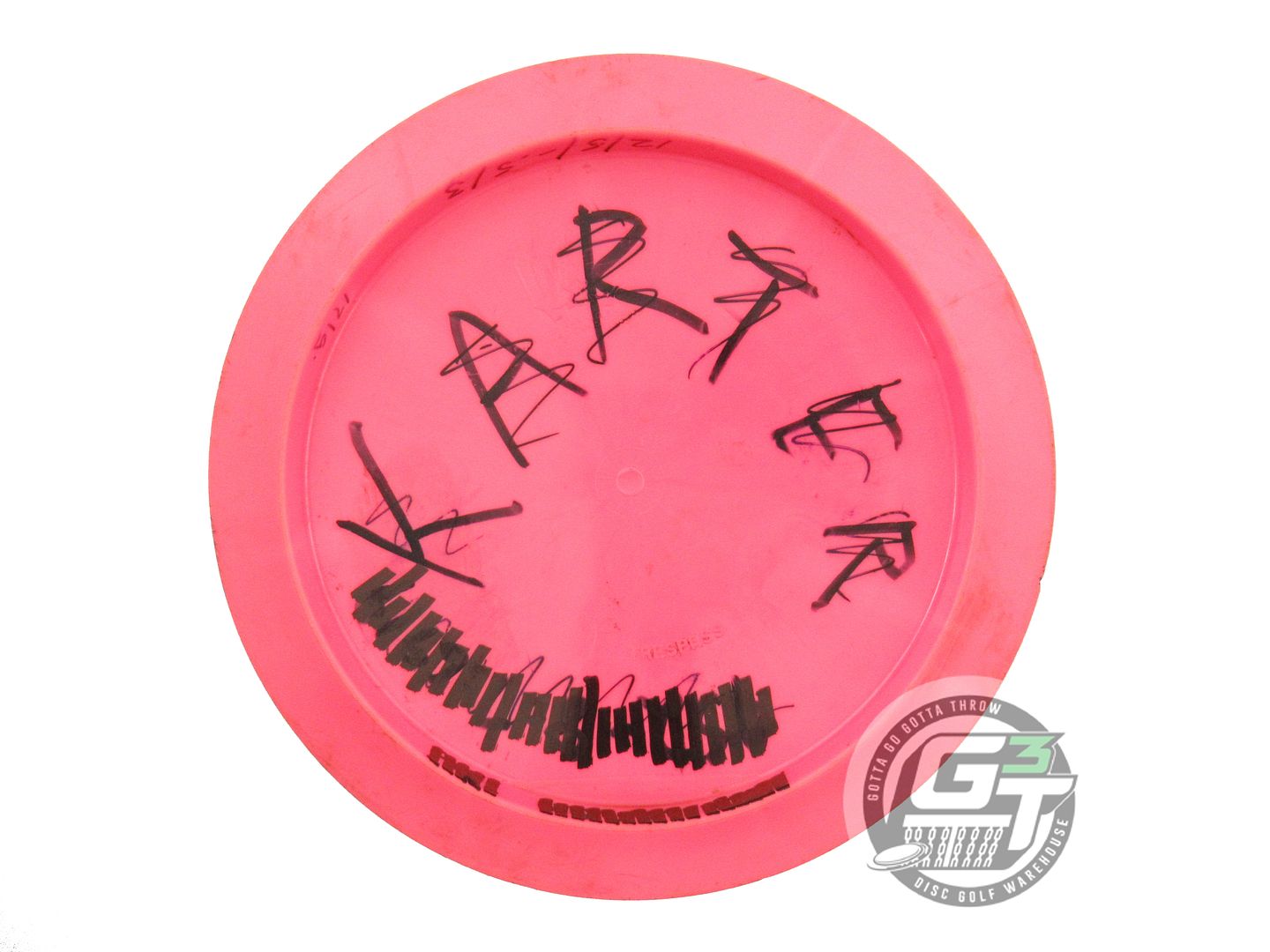 USED Dynamic Discs Fuzion Burst Trespass 171g Pink Green Foil Driver Golf Disc