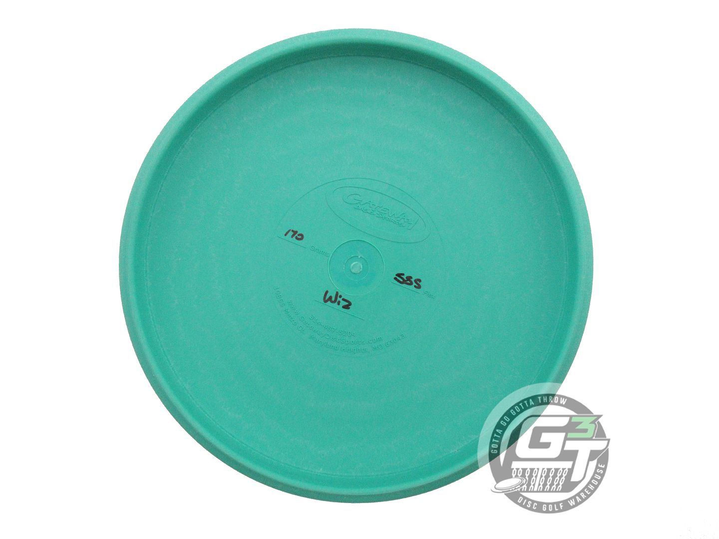 NOS Gateway SureGrip SSS Wizard 170g Green Purple Foil Putter Golf Disc