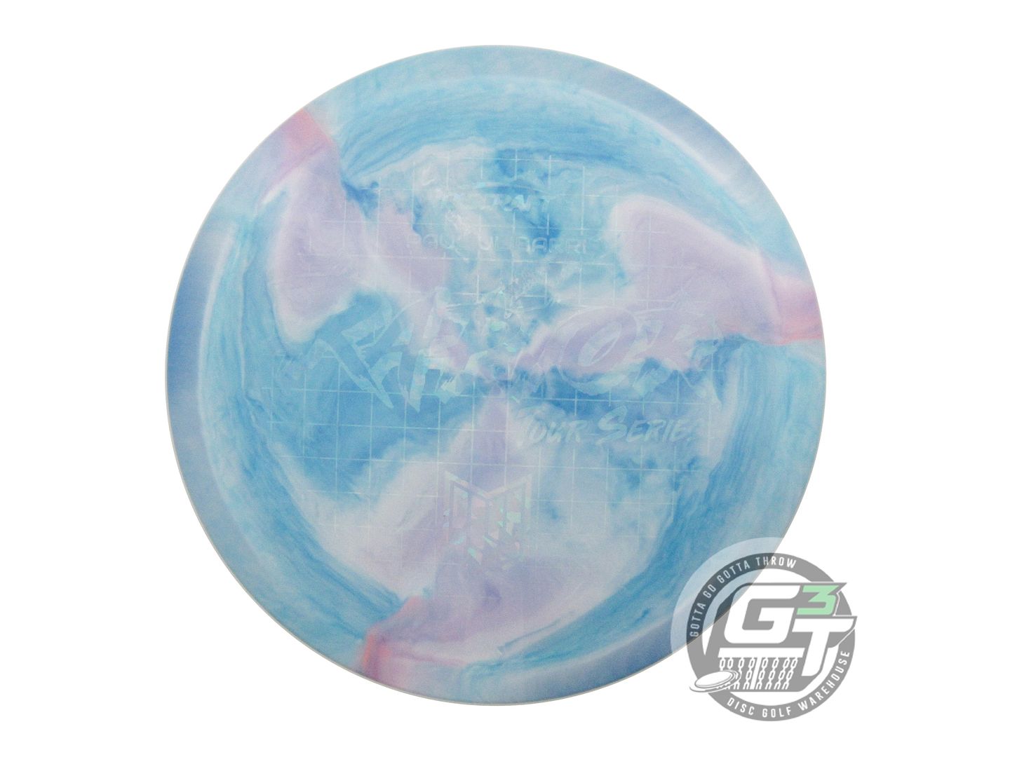 NOS Discraft [ULIBARRI] Swirl ESP Raptor 174g Teal-Lilac Distance Driver Disc