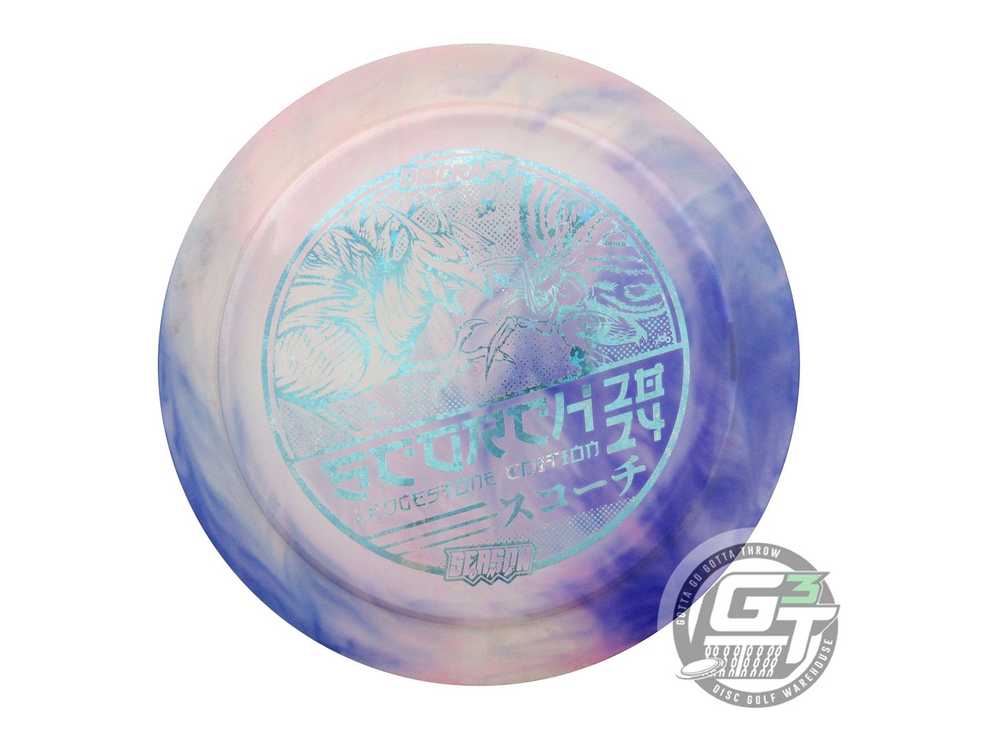 USED Discraft [LEDGESTONE] CryZtal Scorch 174g Ice HOME DYED Driver Disc