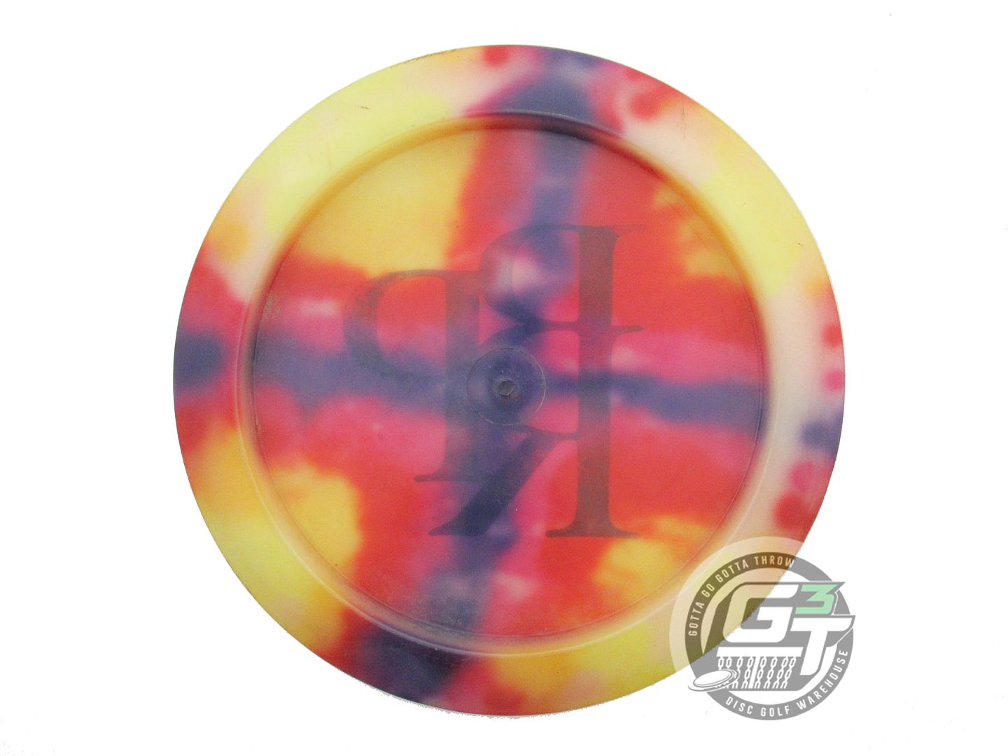 USED Innova I-DYE Champion Destroyer 176g Cross Burst Distance Driver Golf Disc