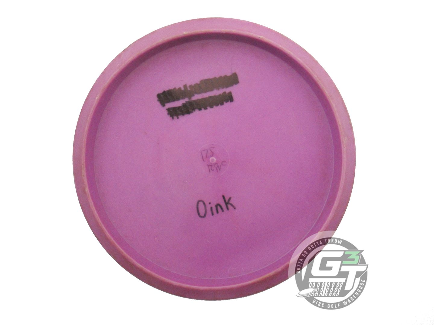 USED Innova [BLUE RIBBON PINES] R-Pro Pig 175g Purple WARPED Putter Golf Disc