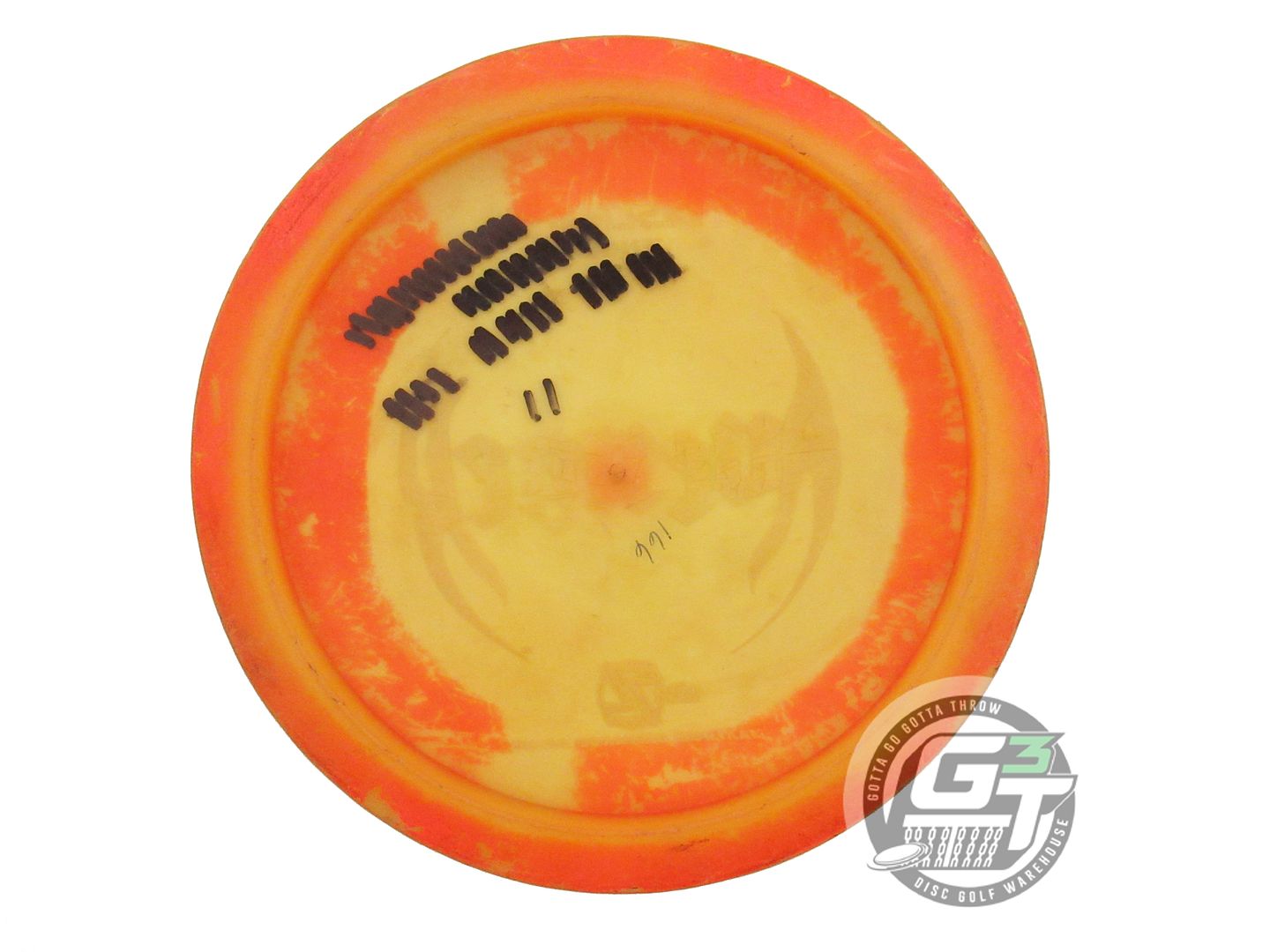 USED Discraft Elite Z Avenger 166g Orange White Stamp BATWING Driver Golf Disc
