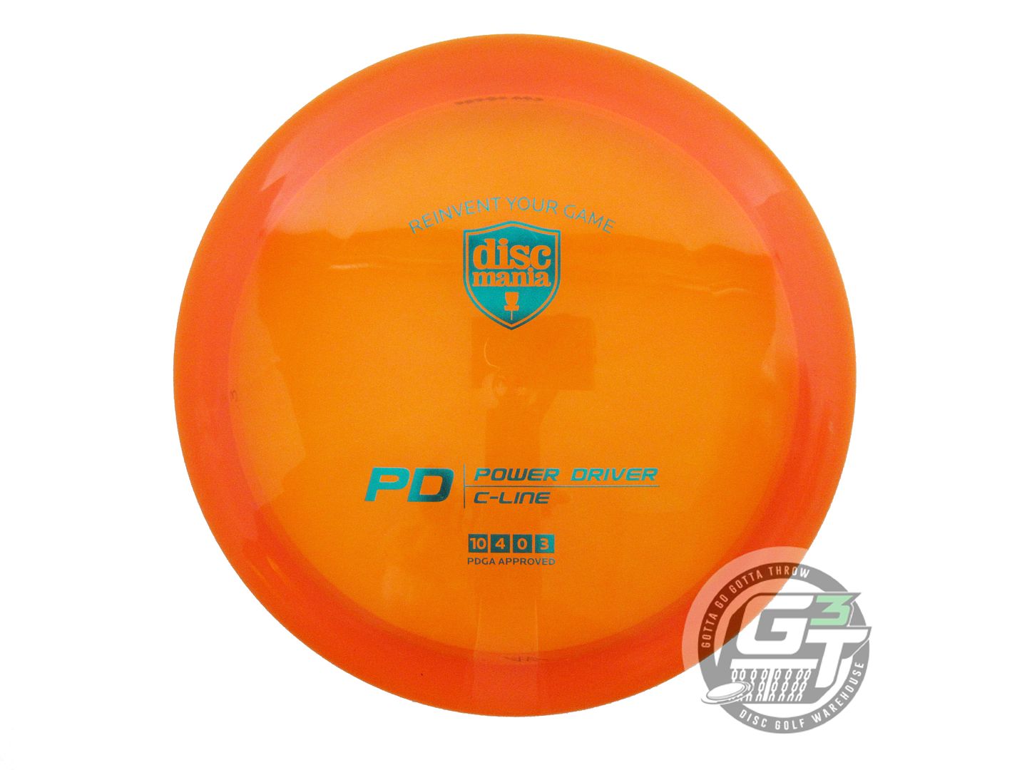 USED DiscMania C-Line PD 173g Orange Teal Foil Distance Driver Golf Disc
