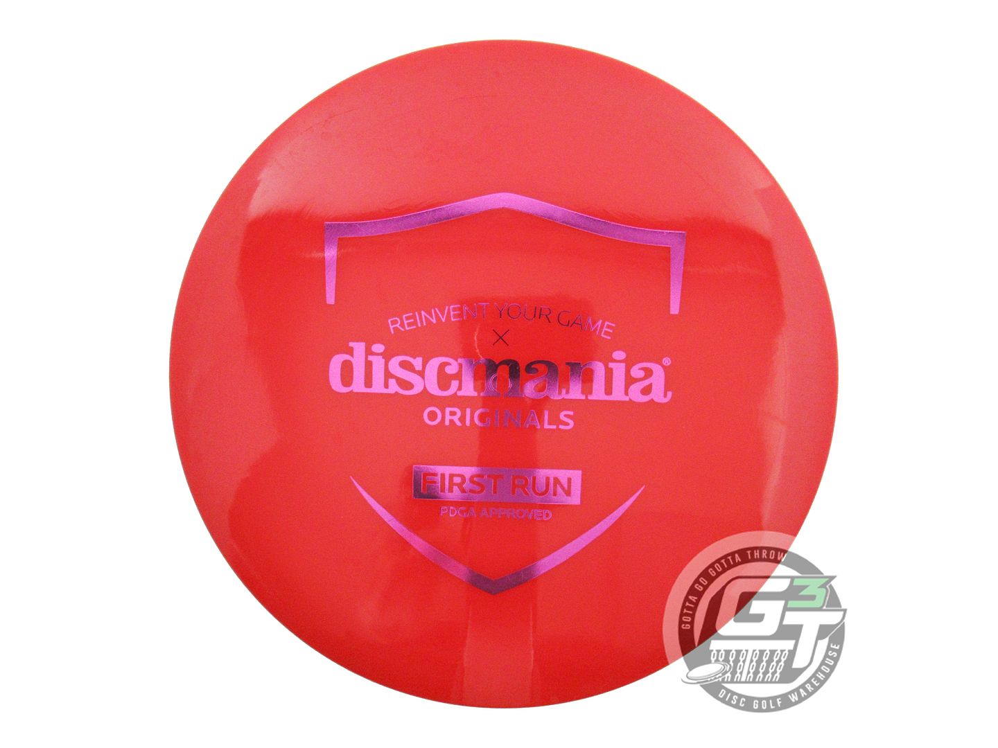 USED DiscMania FIRST RUN S-Line MD5 176g Red Pink Foil Midrange Golf Disc
