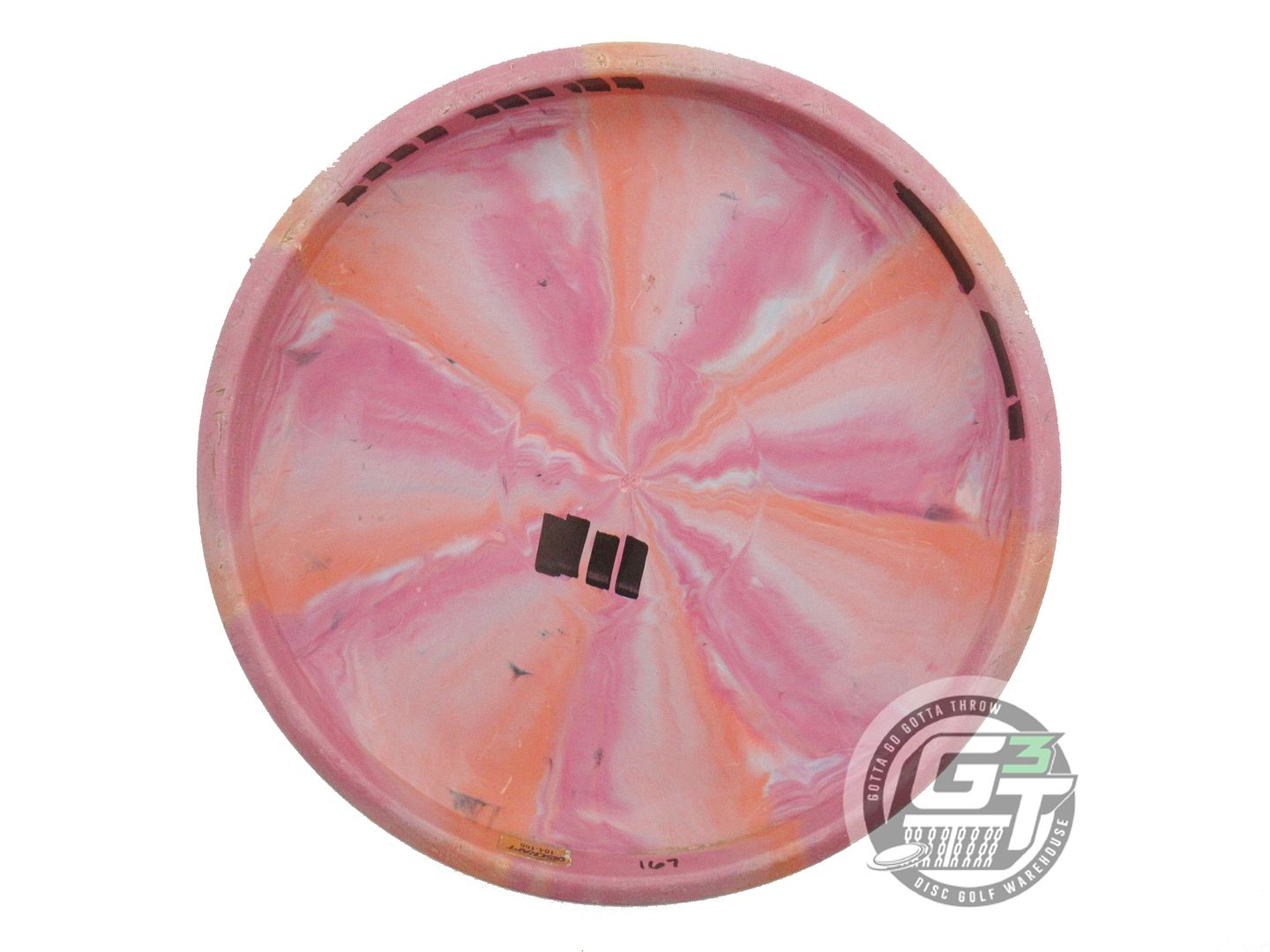 USED Discraft [PIERCE] Jawbreaker Fierce 167g Pink-Orange Putter Golf Disc