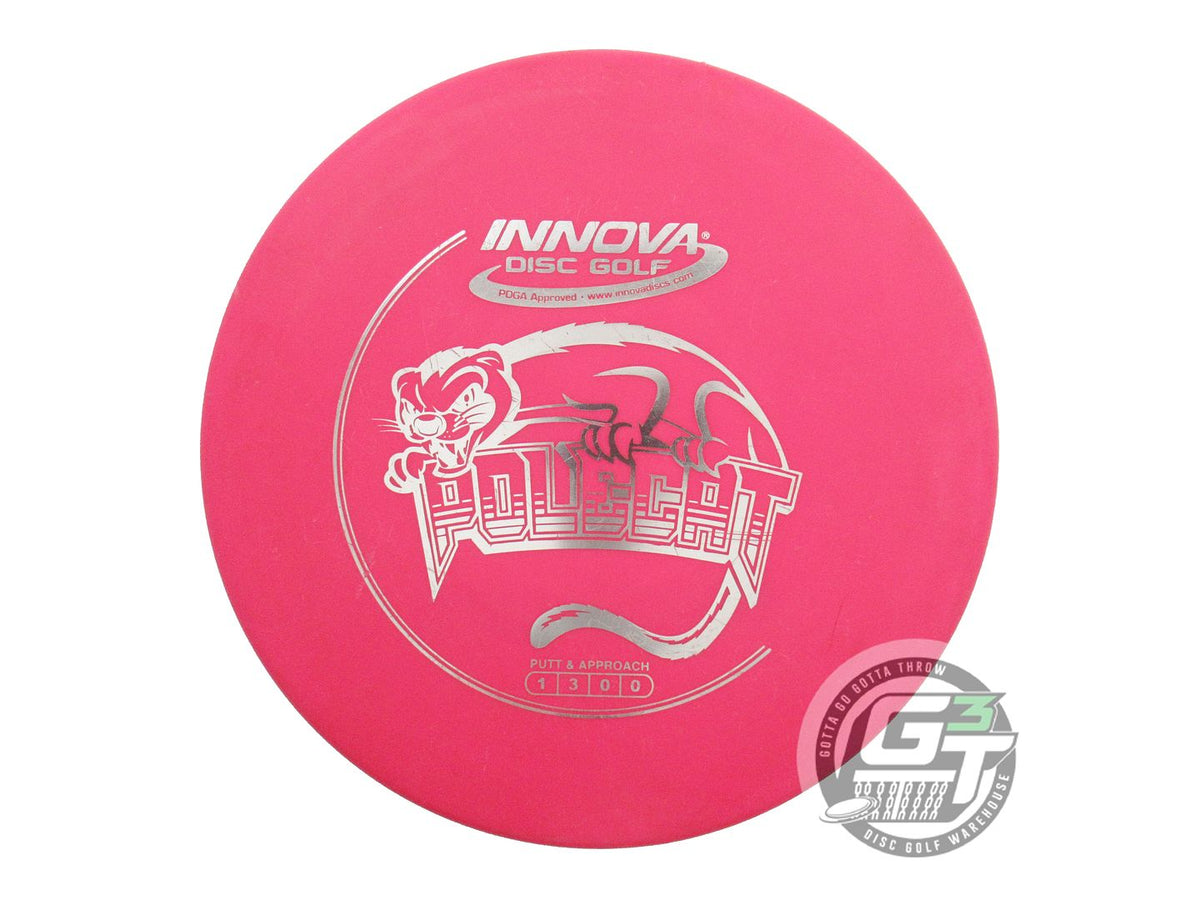 USED Innova DX Polecat 175g Pink Silver Foil Putter Golf Disc