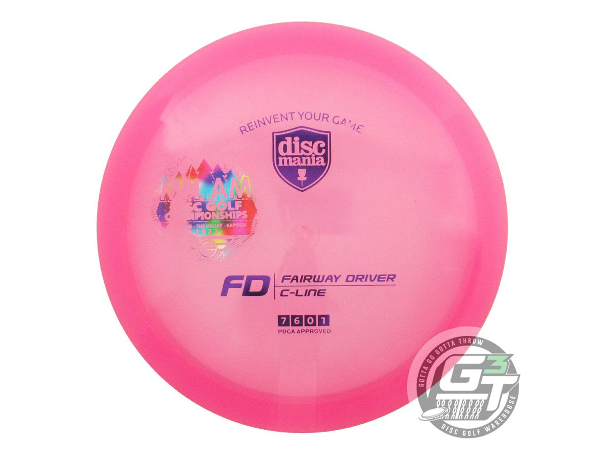 USED DiscMania [MN AMs] C-Line FD 176g Pink Purple Foil Fairway Driver Golf Disc