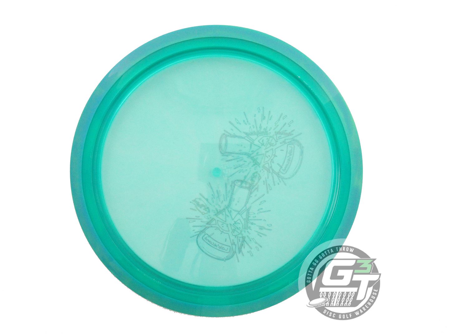 NOS Axiom Discs X-OUT Proton Insanity 155g Green Teal Rim Distance Driver Disc