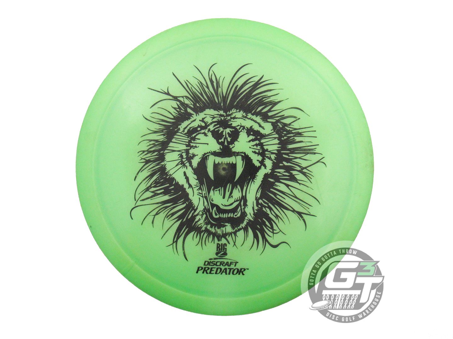 USED Discraft Big Z Predator 176g Green Black Stamp Fairway Driver Golf Disc
