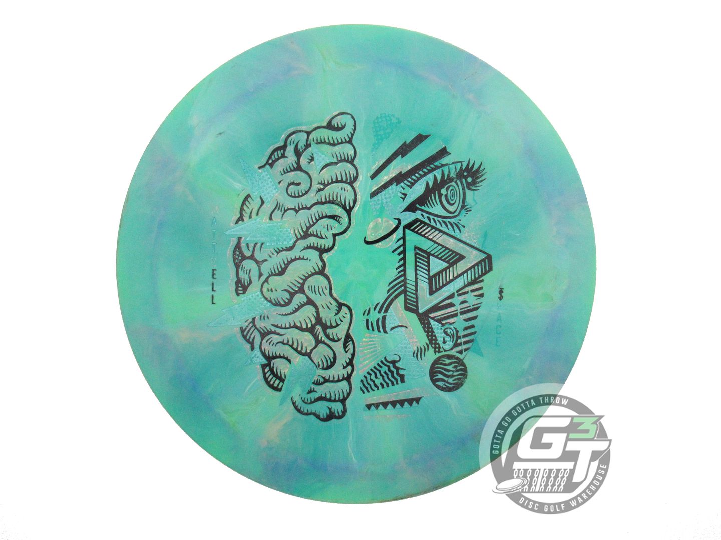 USED Thought Space [BELL] Nebula Aura Synapse 175g Green-Blue Driver Golf Disc