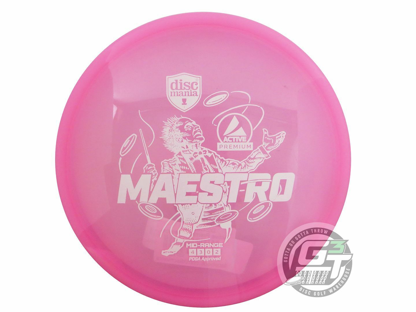 Discmania Active Premium Maestro Midrange Golf Disc (Individually Listed)