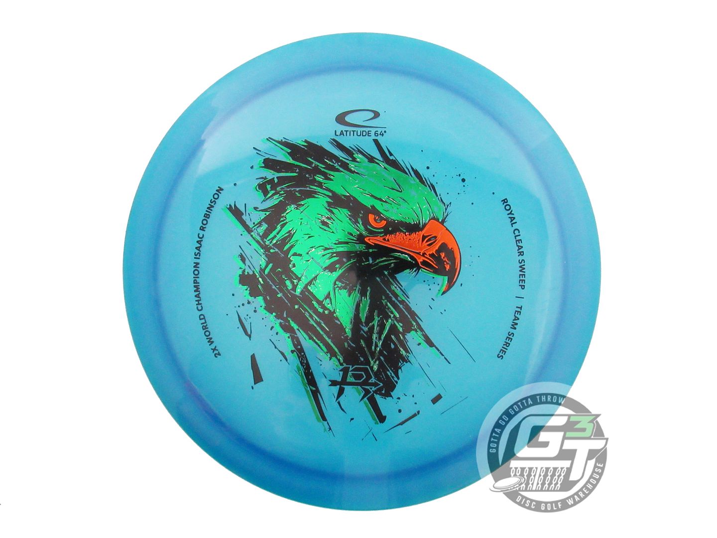 USED Latitude 64 [ROBINSON] Royal Clear Sweep 176g Blue Fairway Driver Golf Disc
