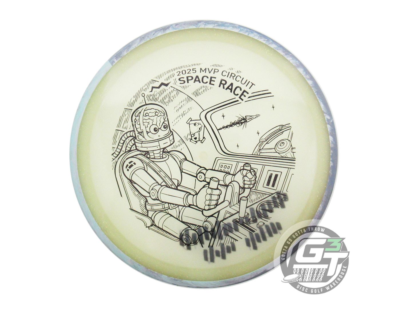 USED Axiom Discs [SPACE RACE] Eclipse Proton Crave 174g Gray Rim Driver Disc