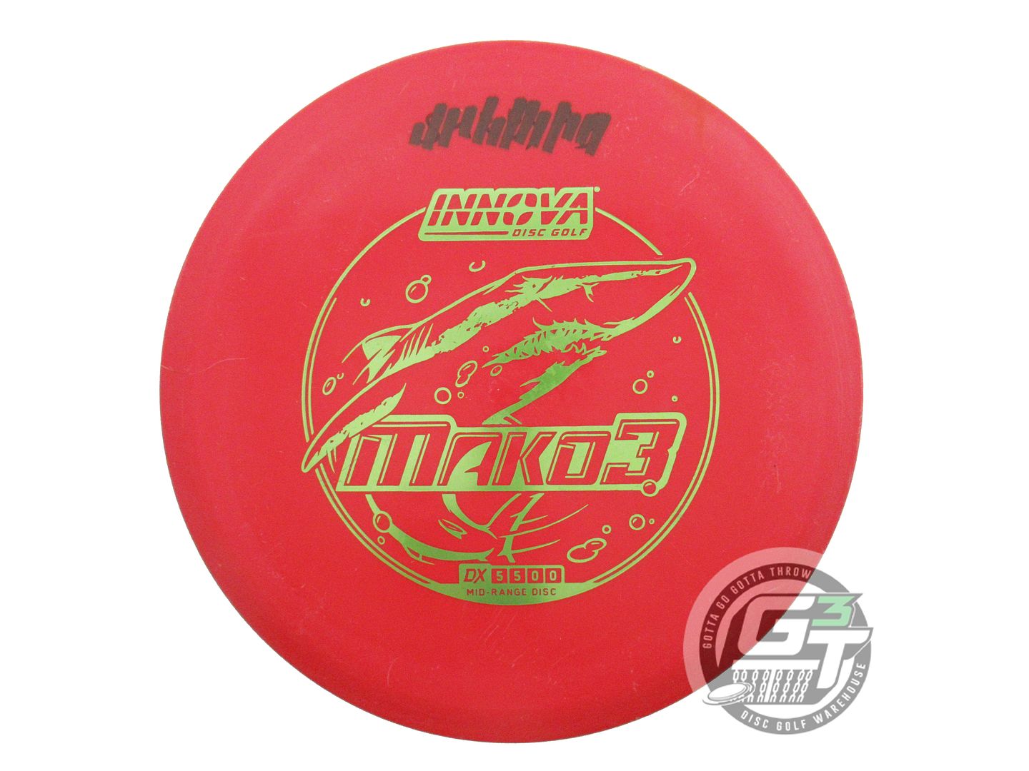 USED Innova DX Mako3 175g Red Green Foil Midrange Golf Disc
