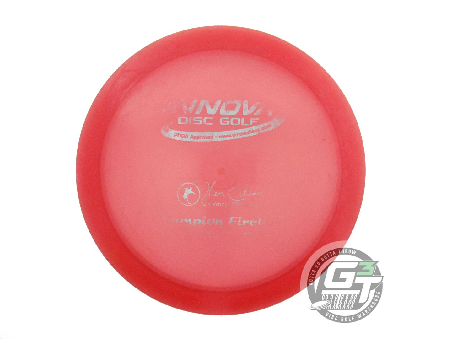 USED Innova Champion Firebird 173g Red Silver Foil Distance Driver Golf Disc