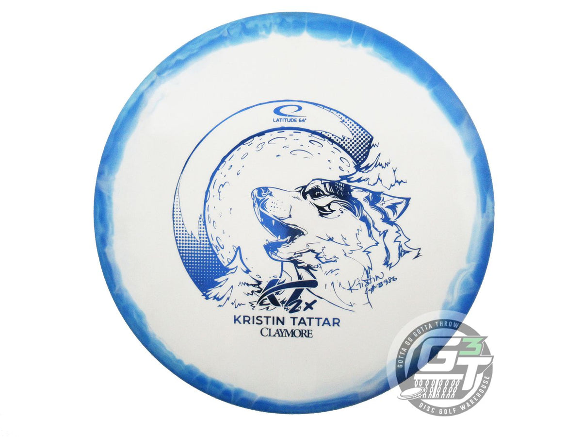 USED Latitude 64 [TATTAR] Gold Orbit Claymore 178g Blue-White Midrange Golf Disc