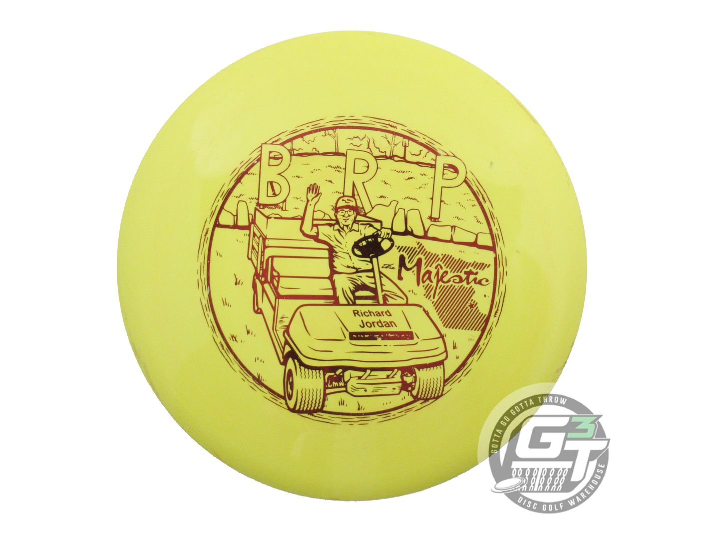 USED Innova Star Destroyer 174g Yellow Red Foil Distance Driver Golf Disc