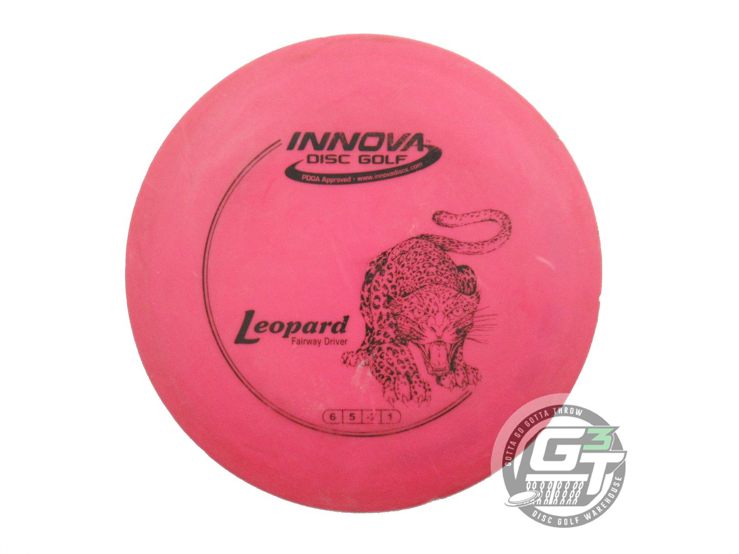 USED Innova DX Leopard 150g Pink Black Stamp Fairway Driver Golf Disc