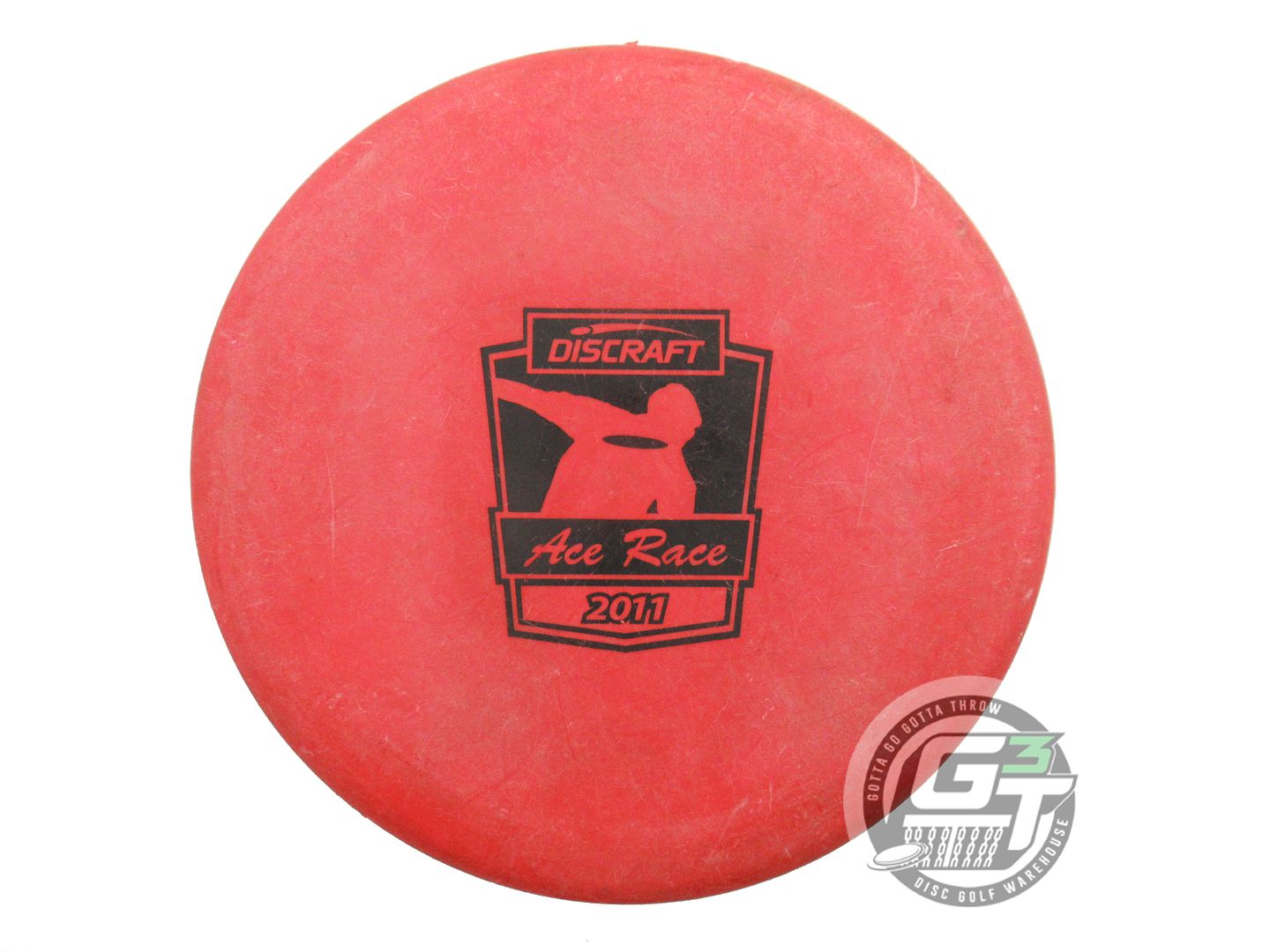 USED Discraft [ACE RACE] Pro D Zeppelin 181g Orange Red Foil Putter Golf Disc