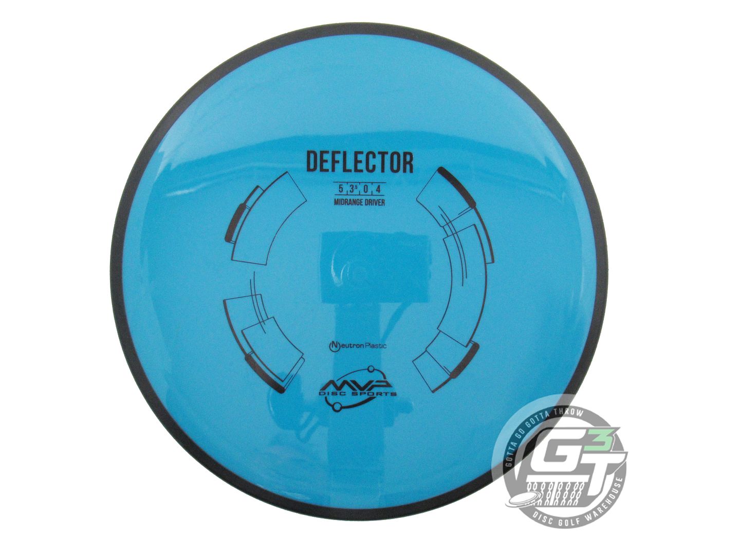 USED MVP Disc Sports Neutron Deflector 176g Teal Midrange Golf Disc
