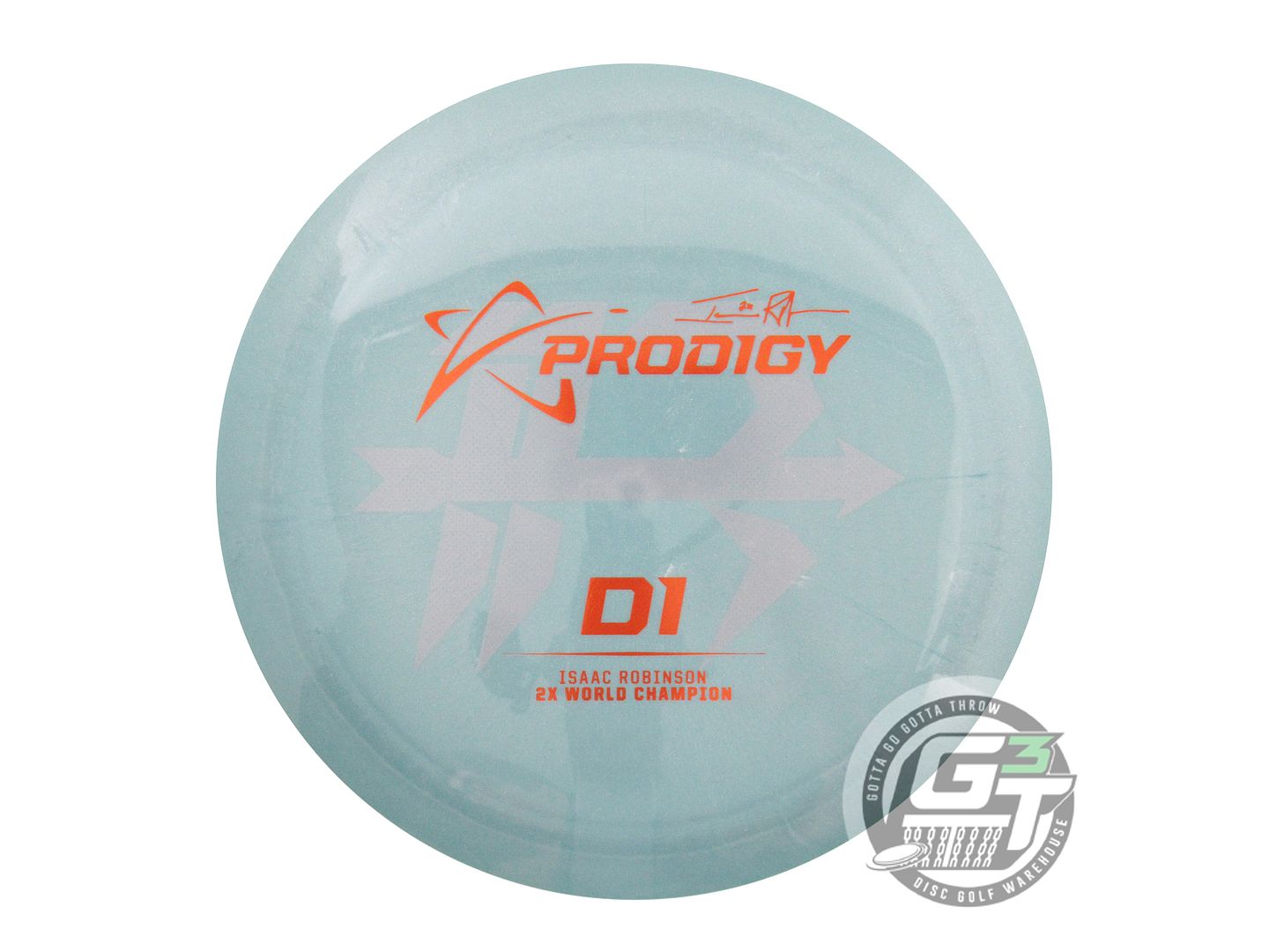 Prodigy Limited Edition Isaac Robinson 2024 PDGA World Champion Commemorative 2X Glimmer 500 Series D1 Distance Driver Golf Disc (Individually Listed)