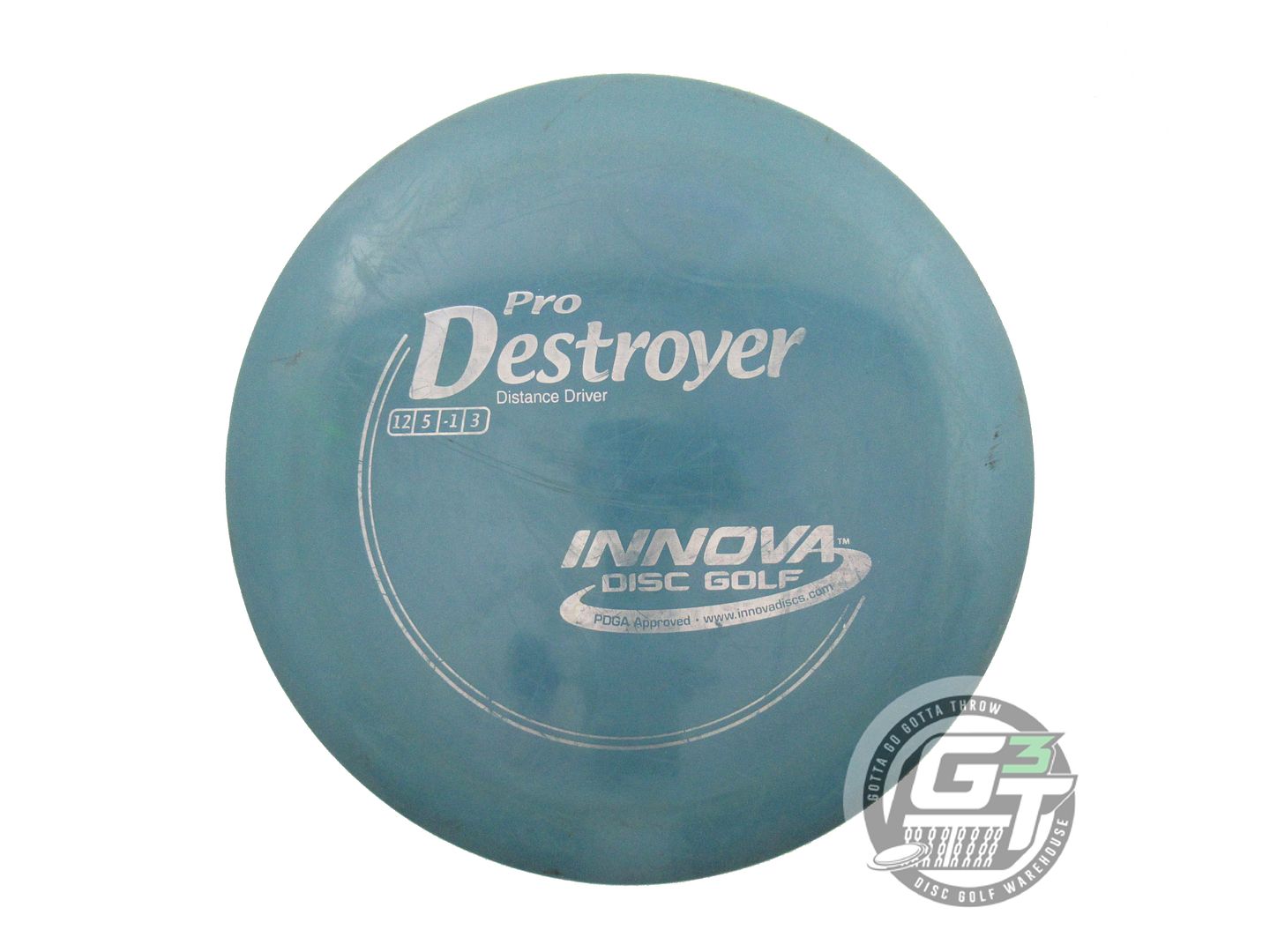 USED Innova Pro Destroyer 172g Green Silver Foil Distance Driver Golf Disc
