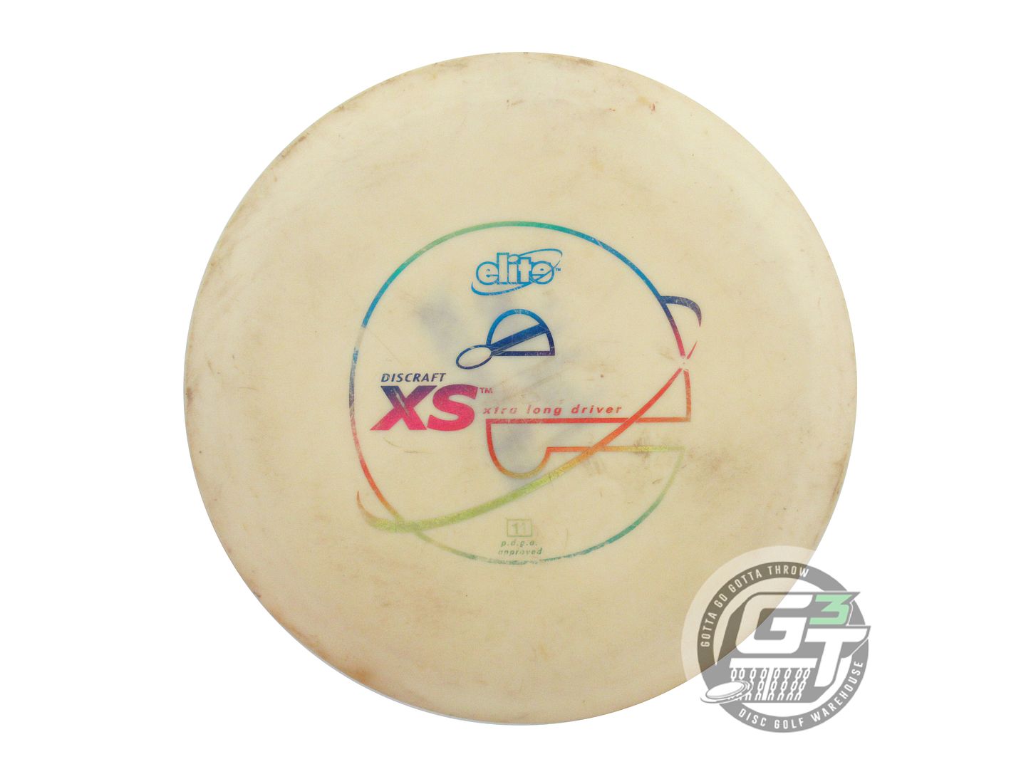 USED Discraft Elite X Xtra 171g Cream FullColor Fairway Driver Golf Disc
