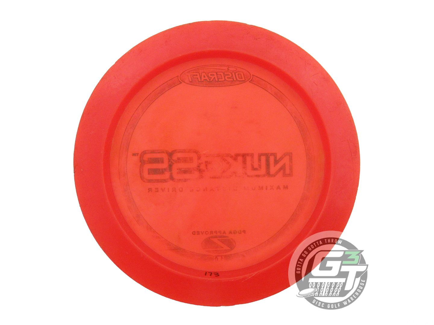 USED Discraft Z Nuke SS 173g Red Black Stamp PFN Distance Driver Golf Disc