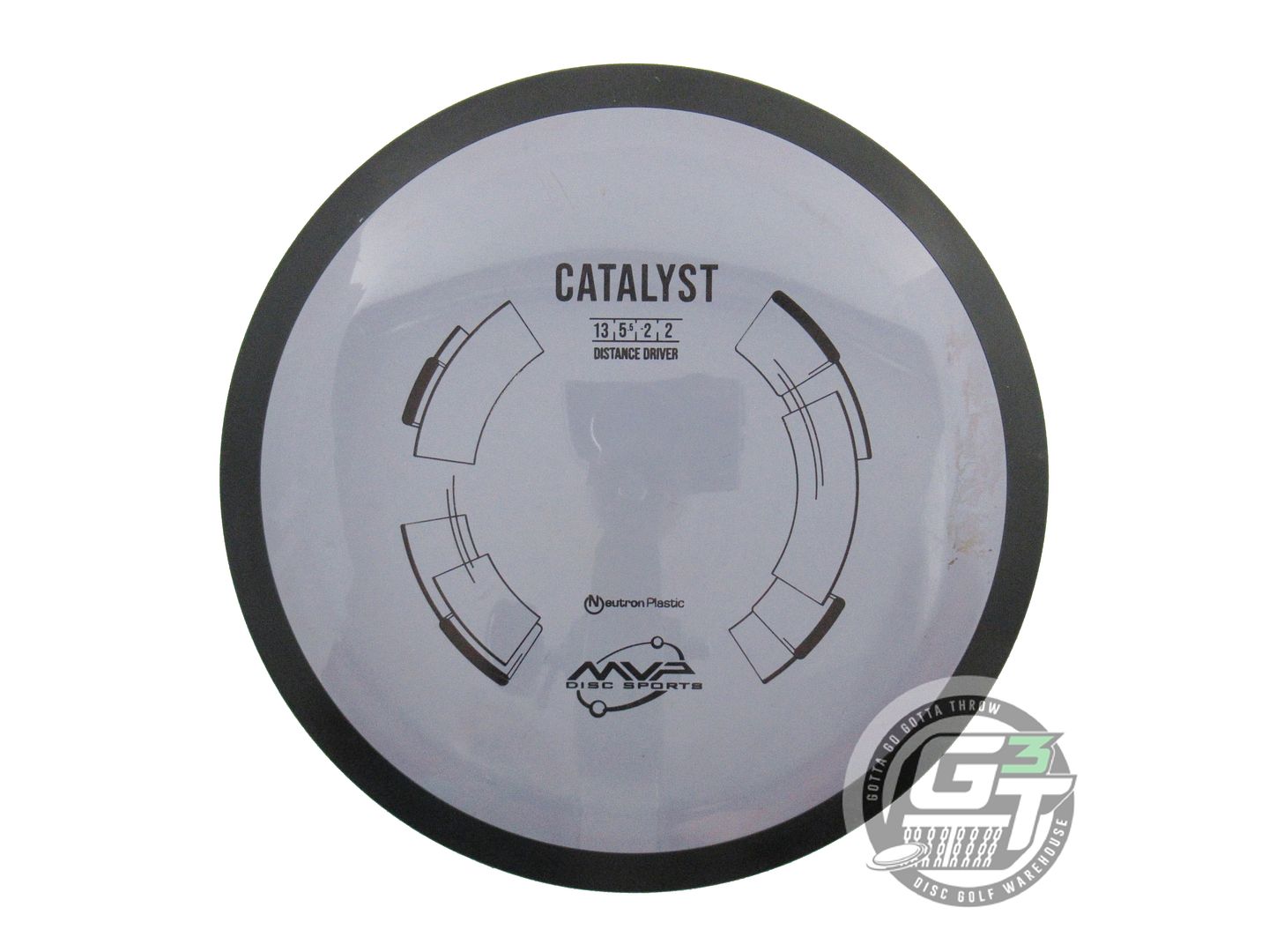 USED MVP Disc Sports Neutron Catalyst 172g Gray Distance Driver Disc