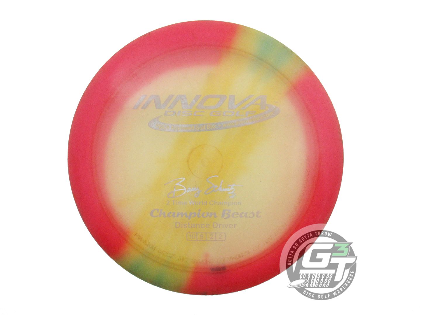 USED Innova I-DYE Champion Beast 175g Pink Burst Distance Driver Golf Disc