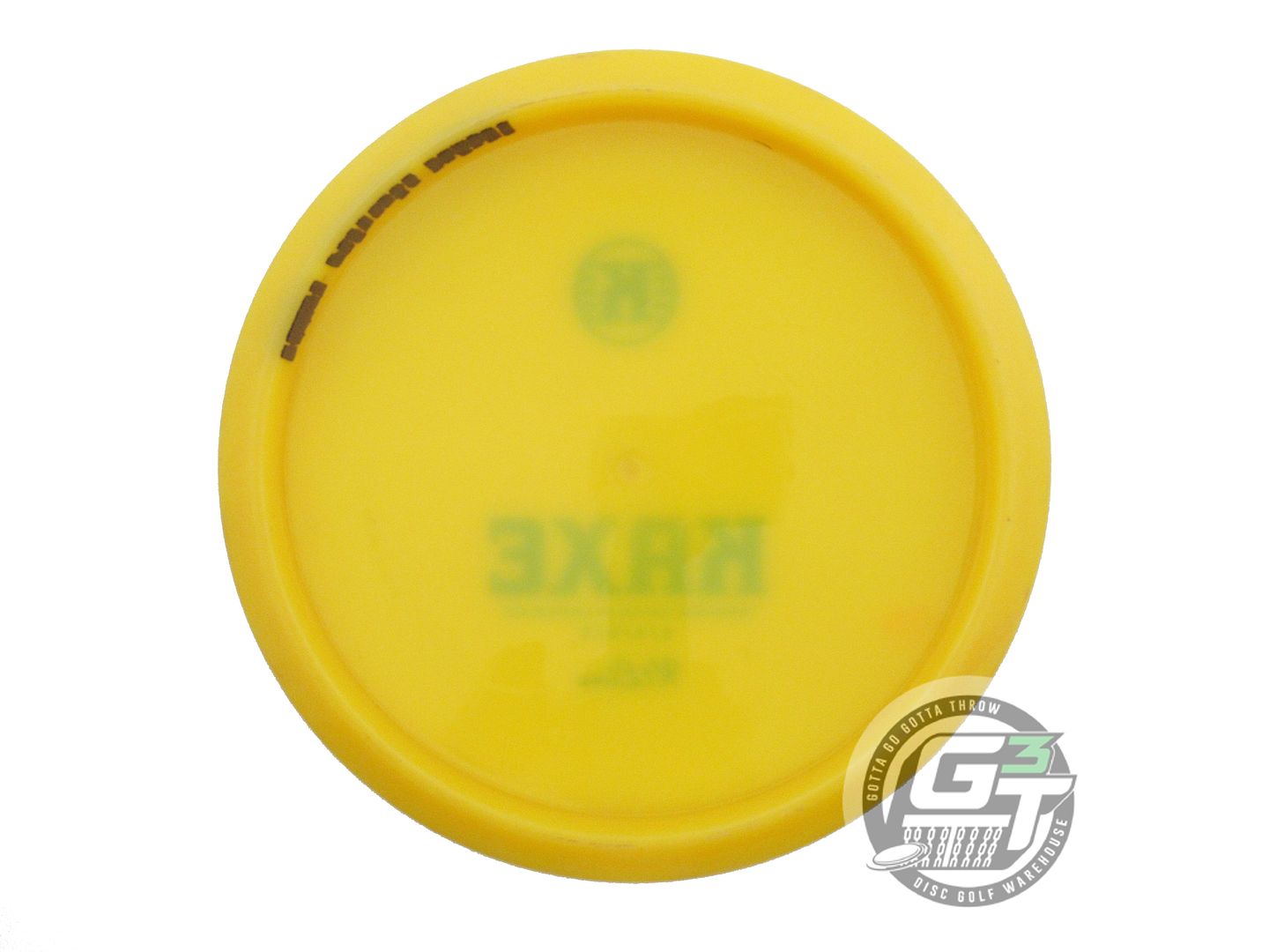 USED Kastaplast K1 Kaxe 171g Marigold Green Stamp Midrange Golf Disc