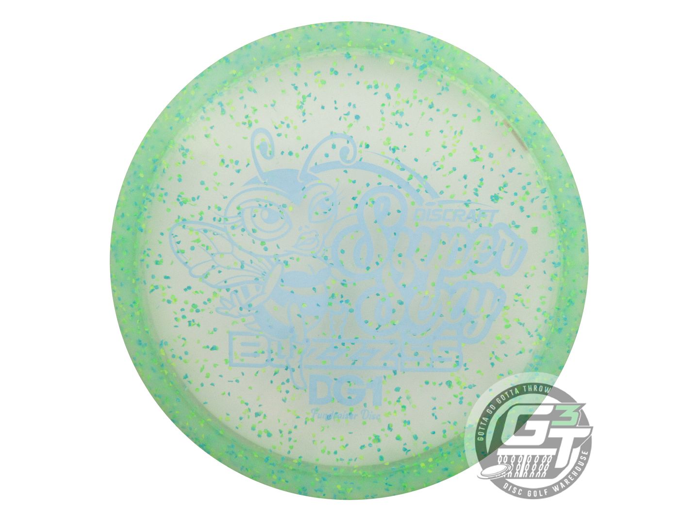 NOS Discraft Confetti Z Buzzz SS 177g Lime Sky Blue Stamp Midrange s