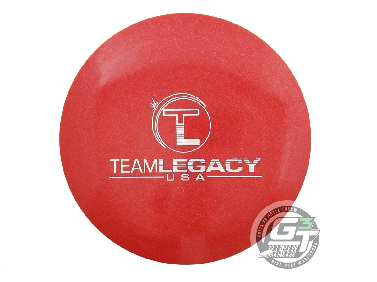 NOS Legacy Discs Sparkle Icon Enemy 168g Red Silver Pixel Foil Driver Golf Disc