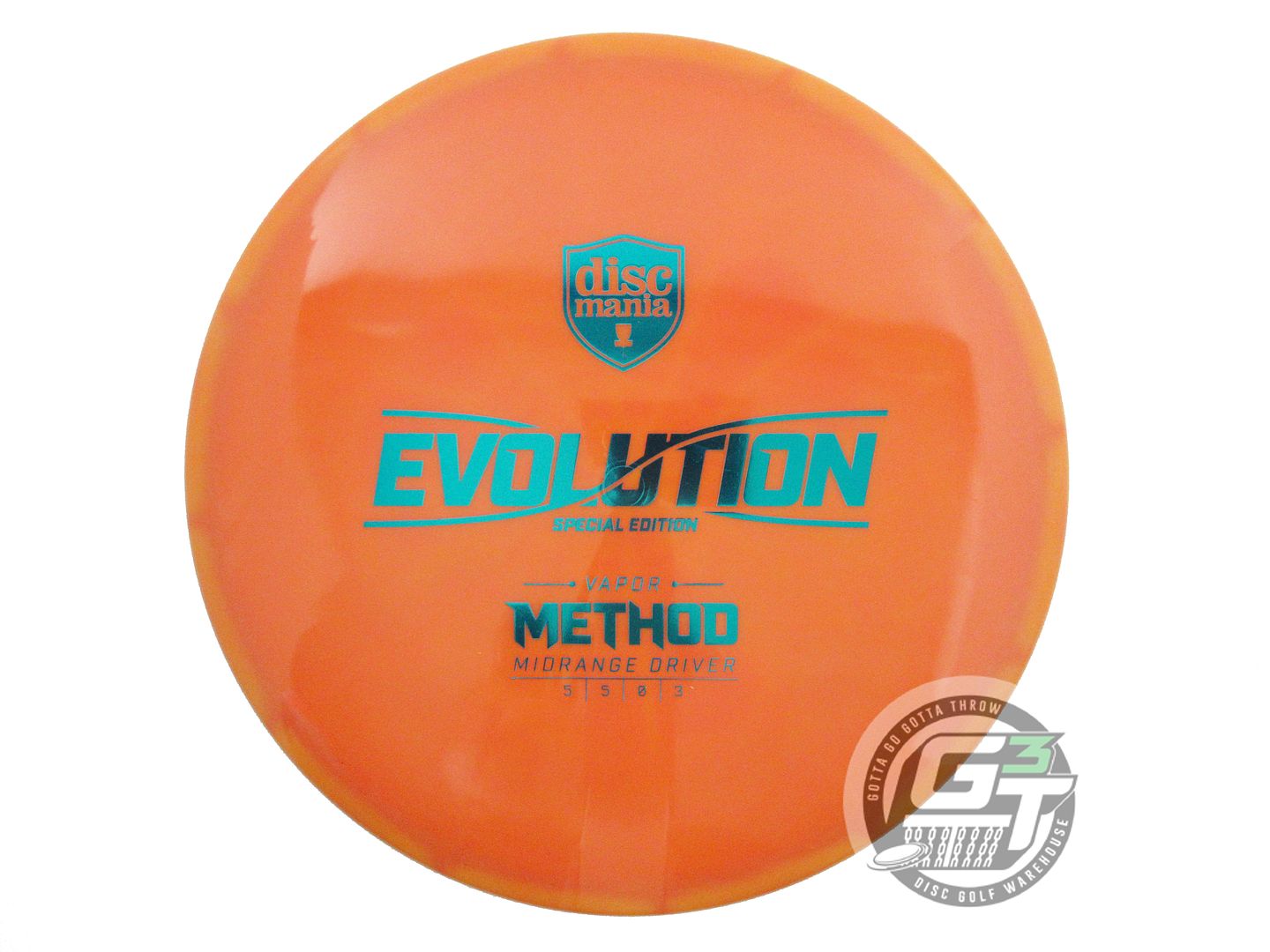 NOS DiscMania [SE] Vapor Method 177g Orange Teal Foil Midrange Golf Disc