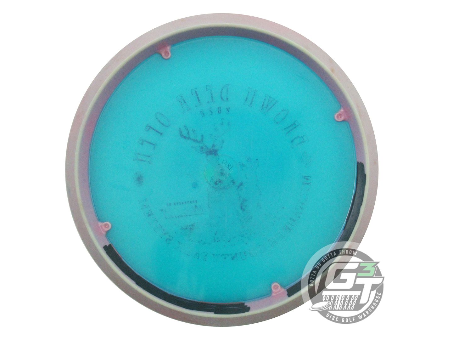 USED Innova Champion Atlas 180g Blue Black Stamp Lilac Rim Midrange Golf Disc