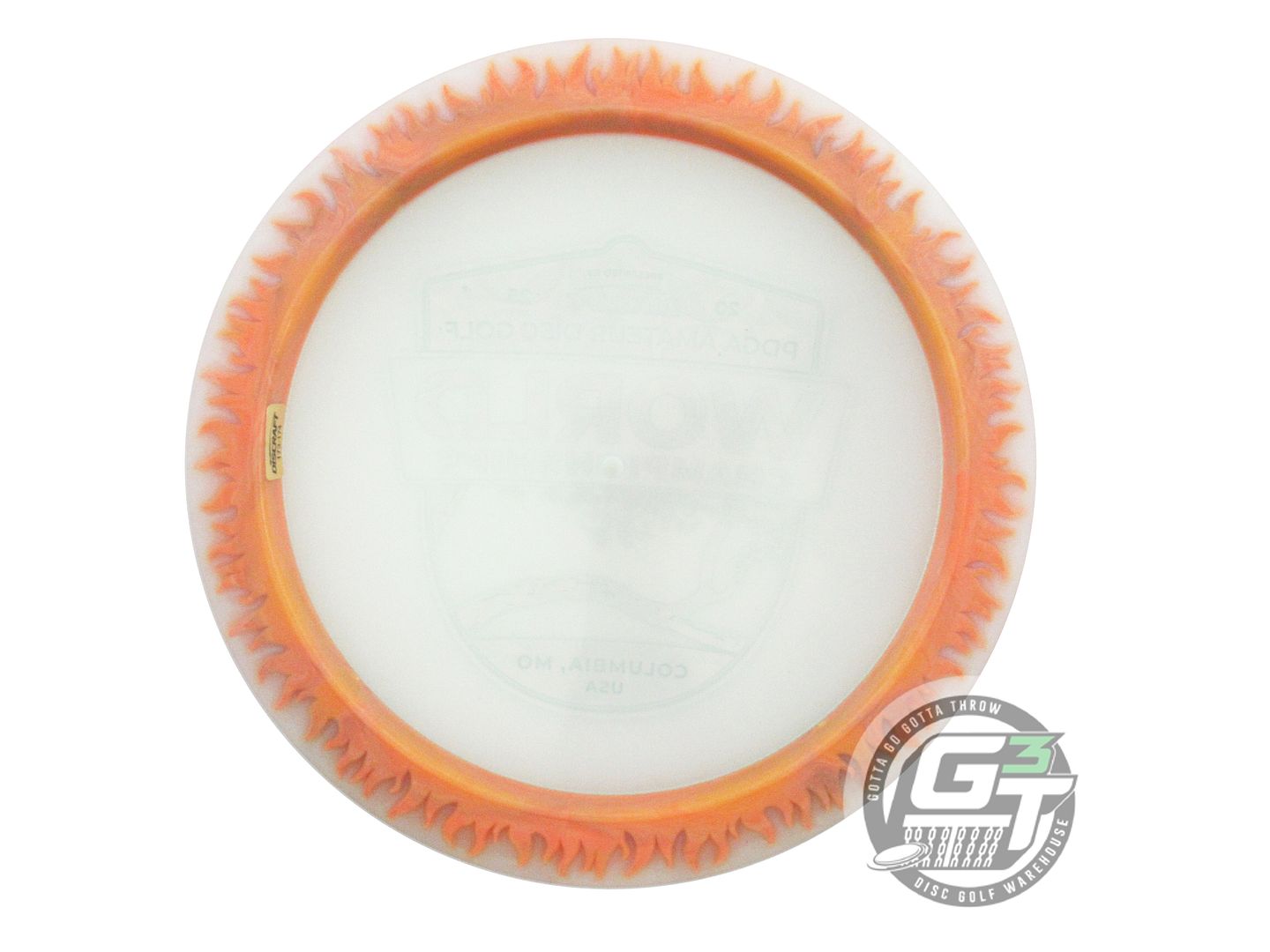 NOS Discraft ColorShift FuZed Flame Scorch 176g White Distance Driver Golf Disc