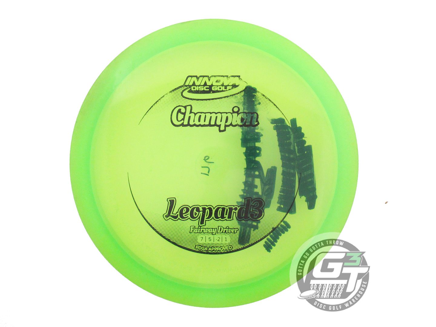 USED Innova Champion Leopard3 175g Lime Black Stamp Fairway Driver Golf Disc