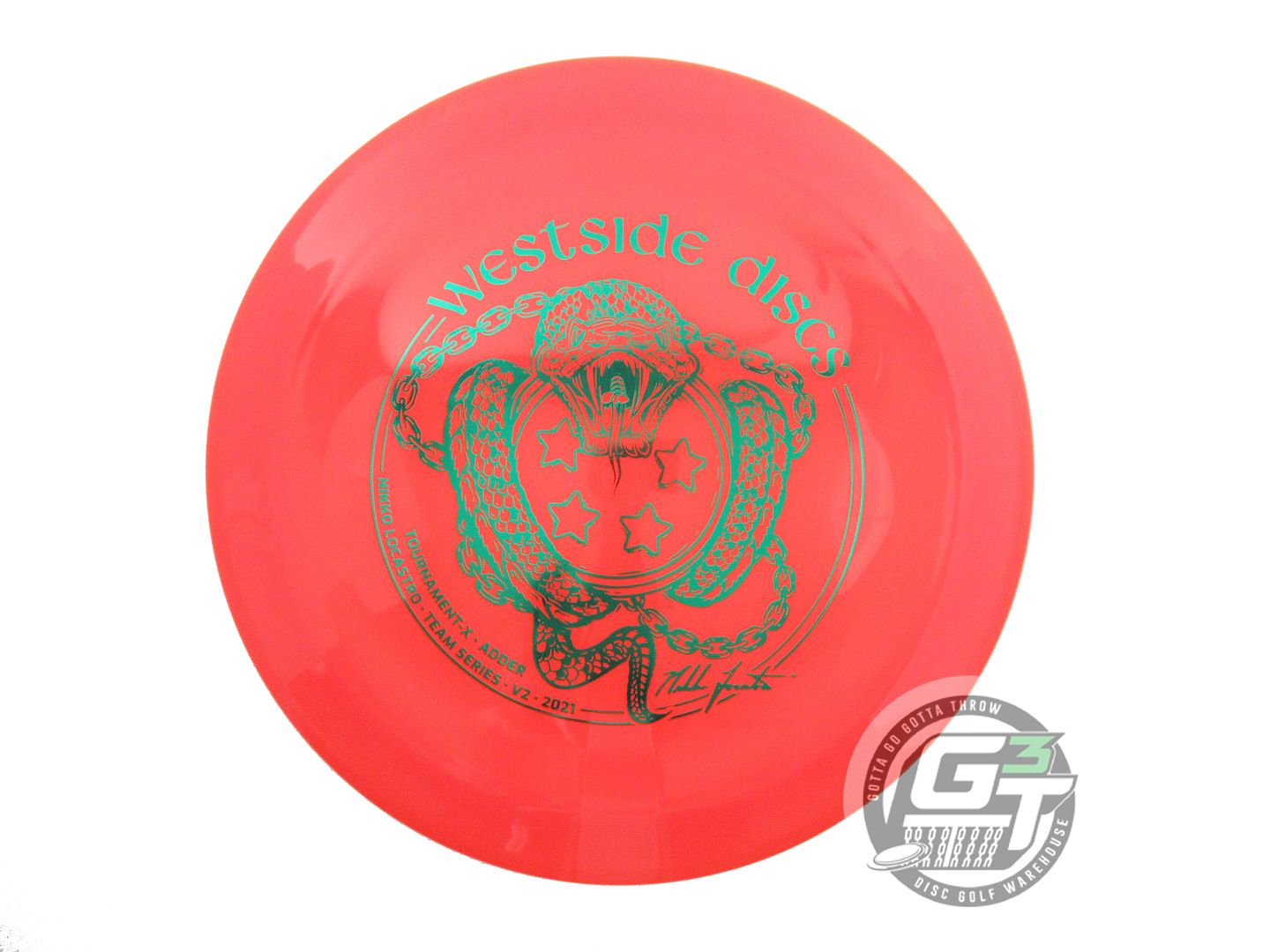 NOS Westside Discs [LOCASTRO] Tournament-X Adder 175g Orange Driver Disc