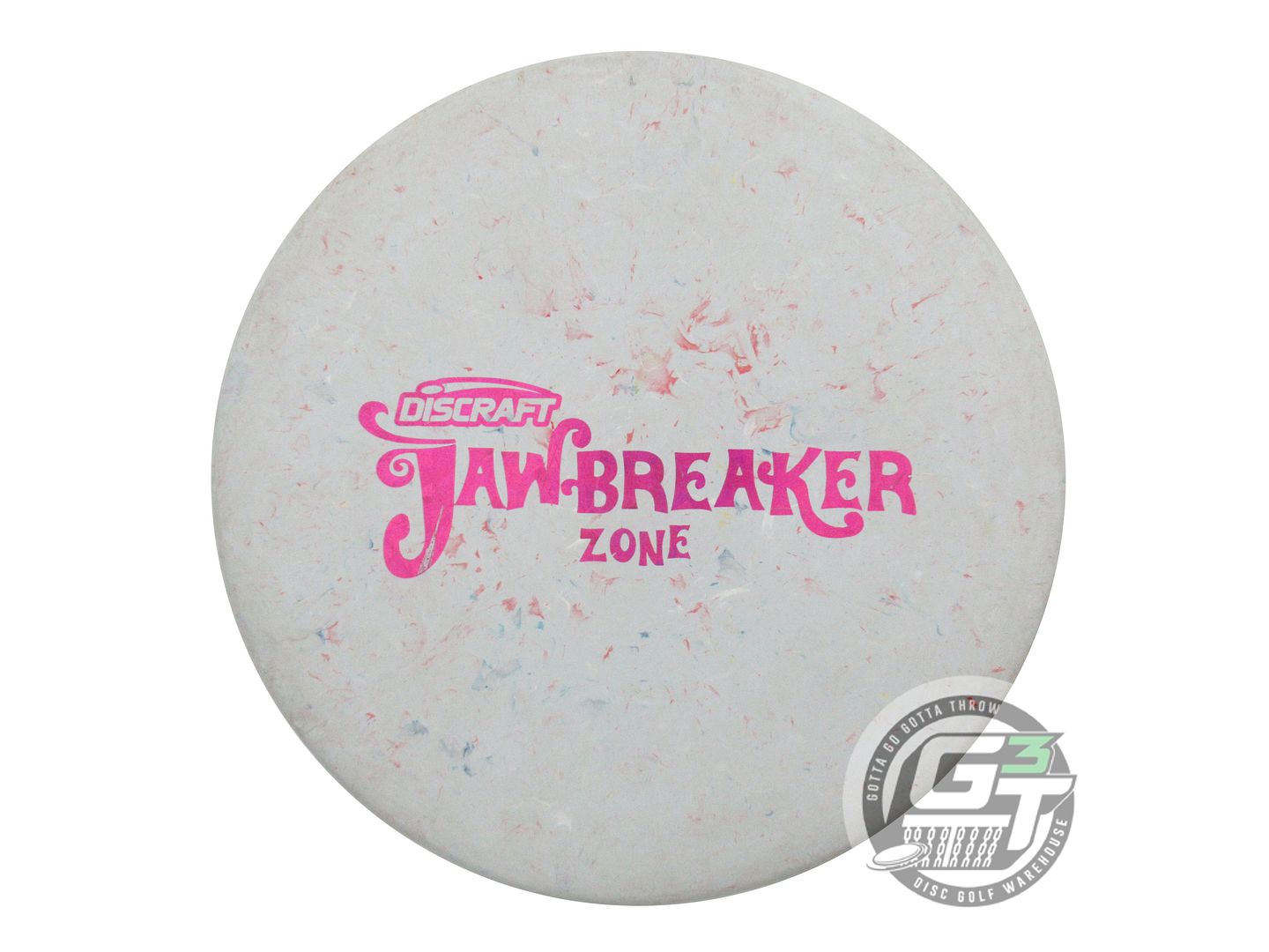 USED Discraft Jawbreaker Zone 175g Gray Magenta Shatter Foil Putter Golf Disc
