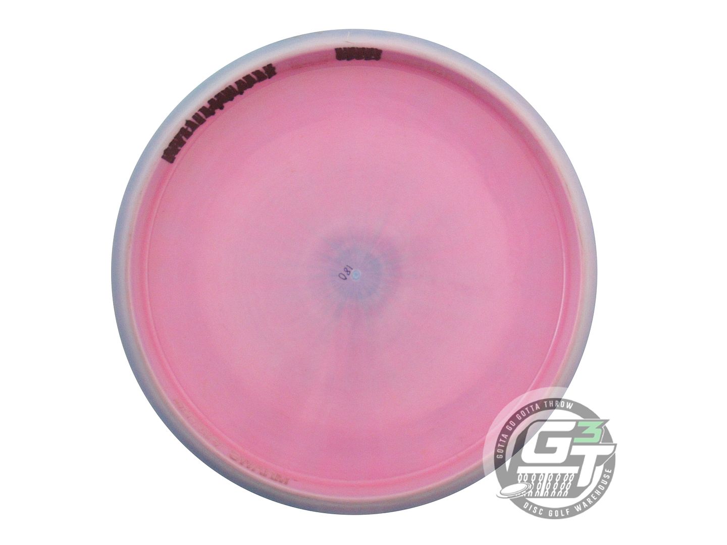 USED Discraft ESP Swarm 180g Blue-Pink Rainbow Laser Foil Midrange Golf Disc