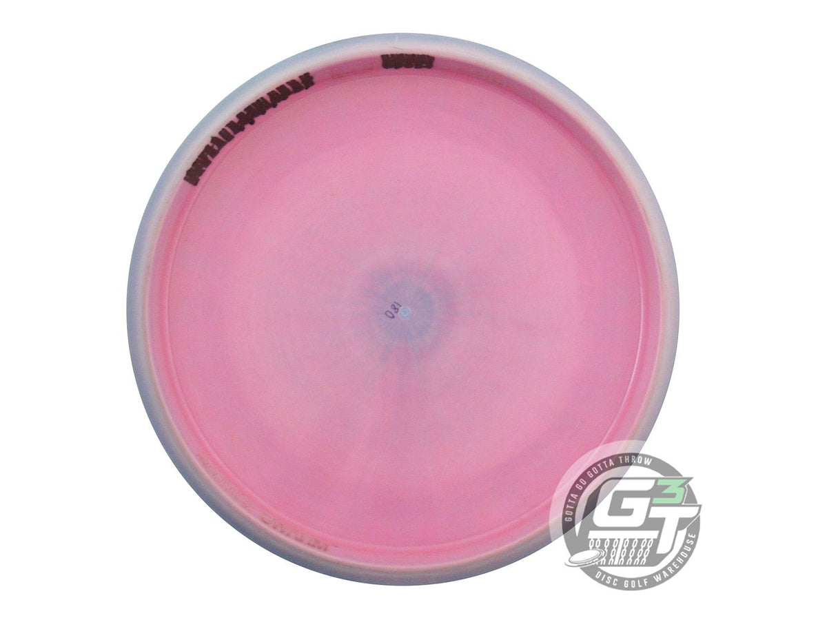 USED Discraft ESP Swarm 180g Blue-Pink Rainbow Laser Foil Midrange Golf Disc
