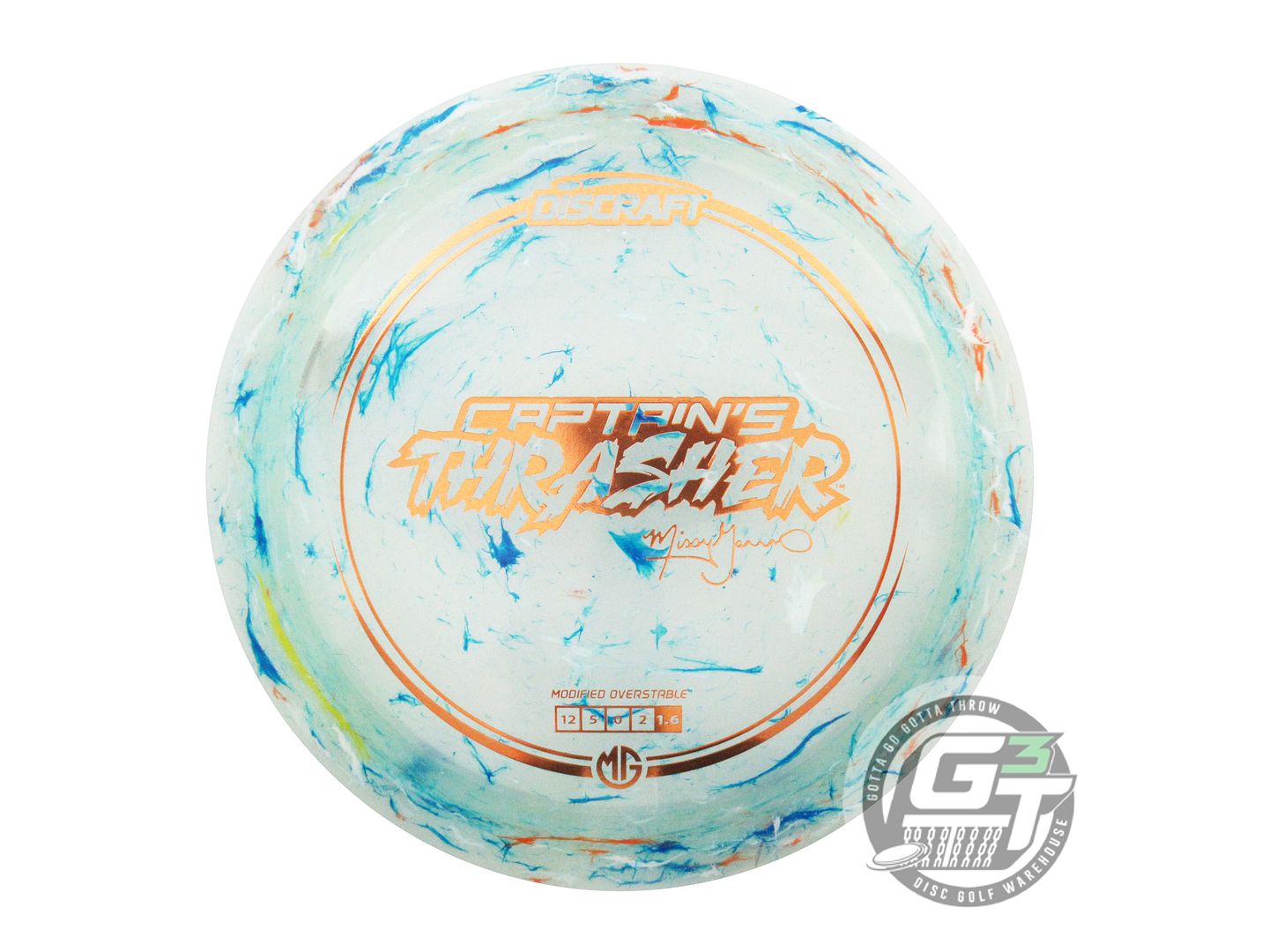NOS Discraft [GANNON] Jawbreaker Z Captain's Thrasher 172g Copper Foil Golf Disc