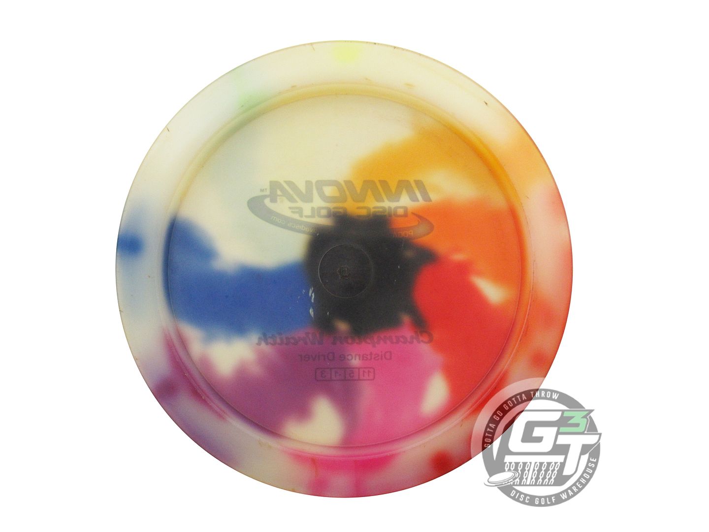 USED Innova I-DYE Champion Valkyrie 175g Rainbow Pinwheel Distance Driver Disc